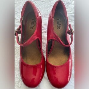 Rialto Glossy Red Mary Jane Shoes